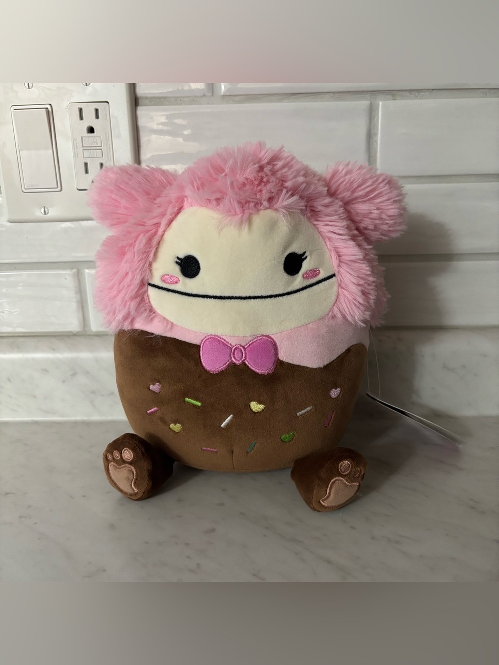 Brina the Chocolate Dipped Bigfoot Squishmallow